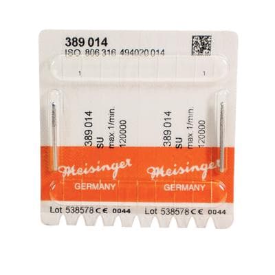 Meisinger 389-014 Surgical Carbide Bur, Round with Diamond Collar, Friction Grip Extra Long (FGXL), 1.4 mm Head, 25 mm Shank, 2/Pkg thumbnail 5
