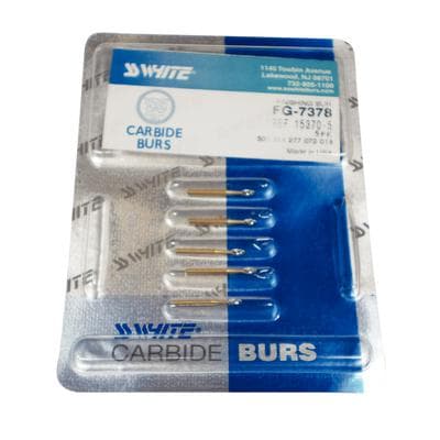 SS White 12-Blade Trimming & Finishing Carbide Bur, FG, Egg, #7378G, 5/Pk, 15370-5 thumbnail 9
