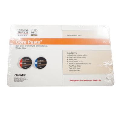 Den-Mat Core Paste Handmix Core Build-Up Material, Regular Set, Jar Kit, White, 50 g, 6100 thumbnail 14