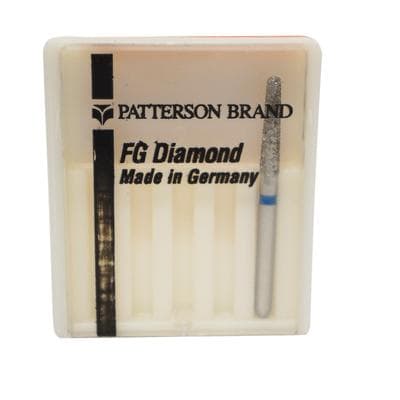 Patterson® Diamond Instrument FG, Medium Grit, Cone Round End, Blue Ring, #850-018, 1.8 mm Diameter thumbnail 2