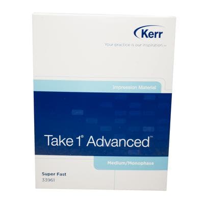 Take 1 Advanced VPS Impression Material, Medium/Monophase Body, Super Fast Set, 2 x 50 ml Cartridges with 6 Mixing Tips, Refill, #33961 thumbnail 17