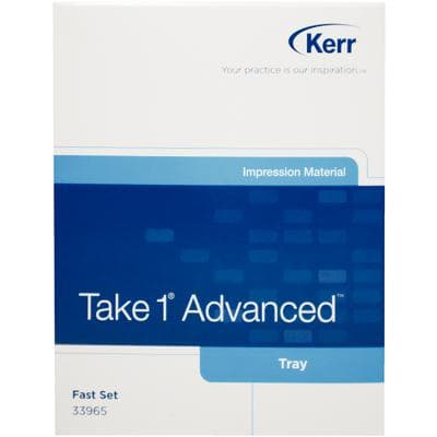 Kerr Take 1 Advanced VPS Impression Material, Cartridge Refill, Tray Heavy Body, Fast Set, Dark Blue, 2 x 50 ml Cartridges with 6 Mixing Tips, 33965 thumbnail 18