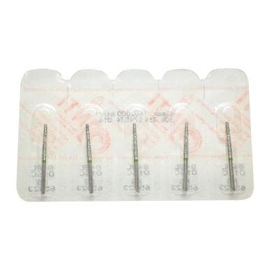 NTI Diamond Bur FG Coarse Flat End Taper #C848L-016, 1.6 mm Diameter, 11.5 mm Length, 5/Pack thumbnail 7