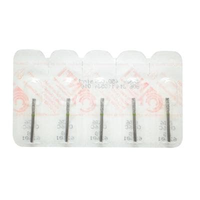 NTI Diamond Bur, Coarse Grit, Flat End Cylinder, FG, #C836-016, 1.6 mm Diameter, 6.0 mm Length, 5/Pack thumbnail 8