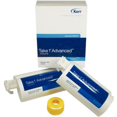 Kerr Take 1 Advanced VPS Impression Material, Volume Tray (Heavy Body) Regular Set, 380 ml Hard Cartridges, 2/Pkg, Dark Blue, #34695 thumbnail 9