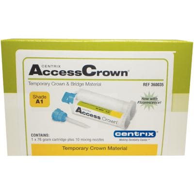 Access Crown® Temporary Crown and Bridge Material, Bis-Acryl Automix Cartridge Refill, Shade A1, 76 g, 1 Cartridge + 10 SuperMixer™ Nozzles, 360035 thumbnail 20