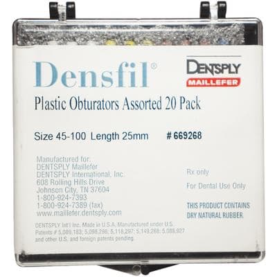 Densfil Plastic Obturators, Refill, Assorted #45-100, 25 mm, 20/Pk, 669268 thumbnail 15