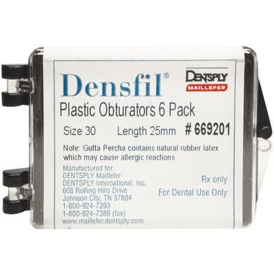 Densfil Thermal Endodontic Obturators, Plastic, #30, 25mm, Blue, 6/Pkg, 669201 thumbnail 16