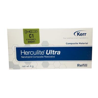 Herculite Ultra Nanohybrid Composite Syringe Refill, 4 g, C1 Enamel, Kerr #34341 thumbnail 15