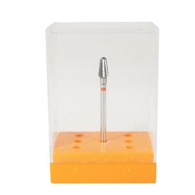 Meisinger HM75FX-040 Lab Carbide Bur, Fine X-Cut Tapered Round End, 4.0 mm Diameter, HP, 1/Pkg thumbnail 8