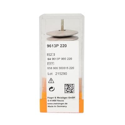 Meisinger 9613P-220 Unmounted Fine Pink Porcelain Polisher, Knife Edge, 22 mm, 10/Pack thumbnail 5