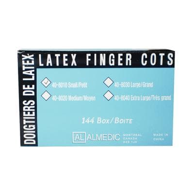 Almedic Latex Finger Cots, Small, 144/Pkg - Finger Cots, 144/Pkg - Small - Image 1