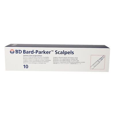 Bard-Parker Disposable Sterile Scalpel, #15 Stainless Steel Blade, Standard Handle, 10/Box, 371615 thumbnail 11