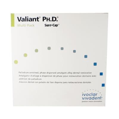Valiant Ph.D. Sure Cap Amalgam Alloy Capsules, 2 Spill (Double), 600 mg, Regular Set, Blue, 500/Box, NA6050421 thumbnail 7