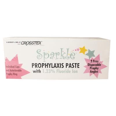 Crosstex Sparkle Prophy Paste with Fluoride and Xylitol, Coarse Grit, Bubble Gum Flavor, Unit Dose Cups, 200/Box, UPCBG thumbnail 11