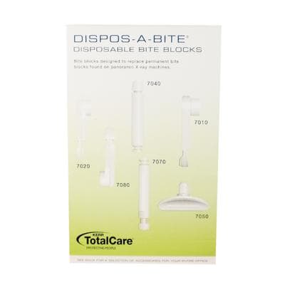 Pinnacle Dispos-a-Bite Disposable Bite Blocks for Panoramic X-Ray, Fits GE Panelipse & Gendex, Model 7040, 100/Box thumbnail 4