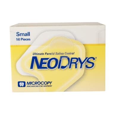 Microcopy NeoDrys Original Saliva Absorbent Cotton Roll Substitute, Small, Yellow, 50/Pk, DYS thumbnail 20