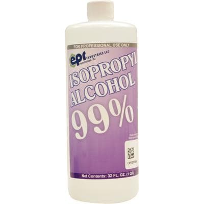 EPR Industries Isopropyl Alcohol 99%, 1 Quart Bottle, 4/Pkg - Isopropyl Alcohol - 99% - Image 1