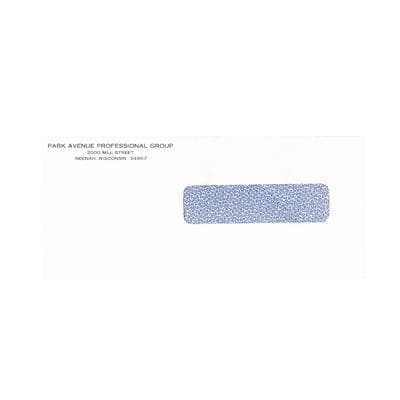 CMS Insurance Form Envelopes, 9-1/2" W x 4-1/8" H, Security-Lined Single Window, Self-Seal, White, 500/Pkg - CMS Insurance Form Envelopes – 500/Pkg - 9-1/2" W x 4-1/8" H, Self-Seal Envelopes - Image 1