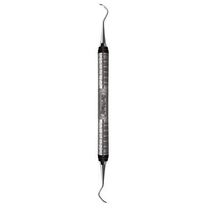 Hu-Friedy McCall 13S/14S Pointed Double-Ended Curette, #7 Satin Steel Colours Handle, SM13/14S7 thumbnail 13