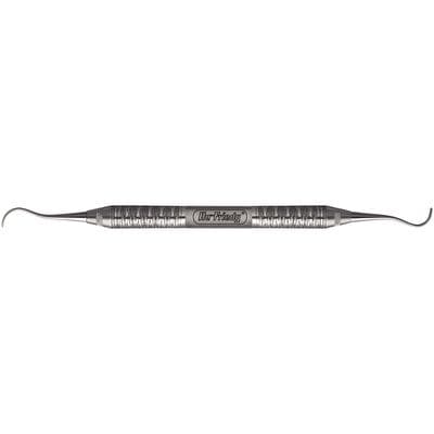 Hu-Friedy Universal Curette, Double-Ended, 17/18 Indiana University, #6 Satin Steel Handle, Posterior, SIU17/186 thumbnail 12