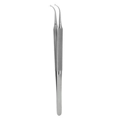 Hu-Friedy Microsurgical Corn Suture Pliers, Diamond Dusted, 6" (15cm), Non-Cutting, Design 20, SPM20 thumbnail 9