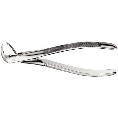 Hu-Friedy Extraction Forceps #74, European Style, Serrated, Lower Roots, Stainless Steel thumbnail 9