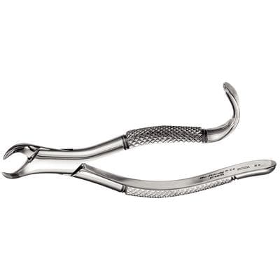Hu-Friedy Extraction Forceps, Standard Pedo Series, 16S, Lower Molars, Thumb Hook, Stainless Steel, Each thumbnail 10