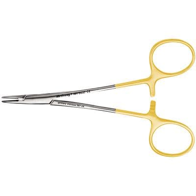Hu-Friedy Halsey Perma Sharp Needle Holder, Serrated, 13 cm (5"), Gold Plated, NH5037 thumbnail 10