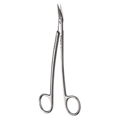 Hu-Friedy 9 Dean Surgical Scissors, 6.5" (16.5 cm), One Serrated Blade, Stainless Steel, S9 thumbnail 12