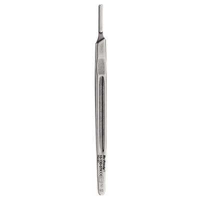Hu-Friedy Scalpel Handle #7K, Short Flat, Stainless Steel, 10-130-07K thumbnail 8