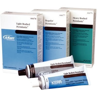 Kerr Permlastic Light Body Polysulfide Impression Material, Bulk Package, 12 Base + 12 Catalyst Tubes, 2700 g, 16412 thumbnail 9