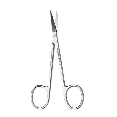 Hu-Friedy Iris #18 Curved Scissors, Delicate, 4-1/2" (11.5 cm), Stainless Steel, S18 thumbnail 12