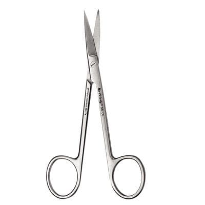 Hu-Friedy Wagner Scissors, Curved Pointed, #6, 1 Serrated Blade, 4.5" (11.5 cm), S6 thumbnail 14