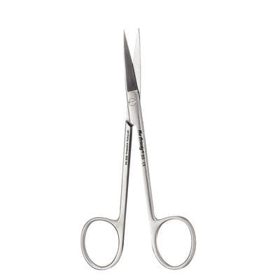 Hu-Friedy #5 Wagner Straight Surgical Scissors, 4.5" (11.5 cm), One Serrated Blade, Stainless Steel, 1 Each thumbnail 11