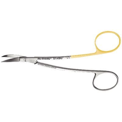 Hu-Friedy #14 LaGrange Double-Curved Super-Cut Scissors, 4.5" (11.5 cm), Serrated, S14SC thumbnail 11