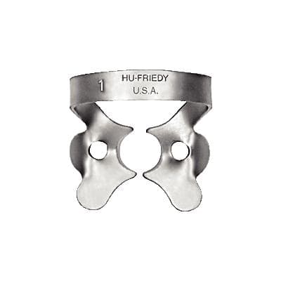 Hu-Friedy Satin Steel Rubber Dam Clamp #1, Winged, Upper Premolars, 1/Pk, RDCM1 thumbnail 13