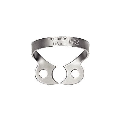 Hu-Friedy Satin Steel Rubber Dam Clamp, #W2, Wingless, Premolars, 1/Pk, RDCMW2 thumbnail 11