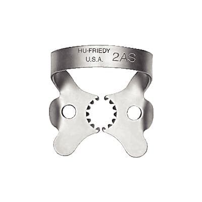 Hu-Friedy Satin Steel Rubber Dam Clamp, #2AS, Winged, Larger Premolars, 1/Pk, RDCM2AS thumbnail 13