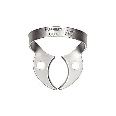 Hu-Friedy Satin Steel Rubber Dam Clamp, #W7, Wingless, Lower Molars, 1/Pk, RDCMW7 thumbnail 11