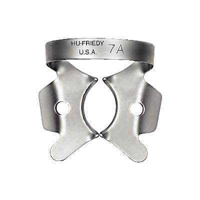 Hu-Friedy Satin Steel Rubber Dam Clamp, #7A, Winged, Large Lower Molars, 1/Pk, RDCM7A thumbnail 12