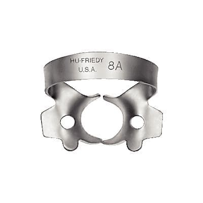 Hu-Friedy Satin Steel Rubber Dam Clamp, Winged, Size 8A, for Molars, 1 Each, RDCM8A thumbnail 12