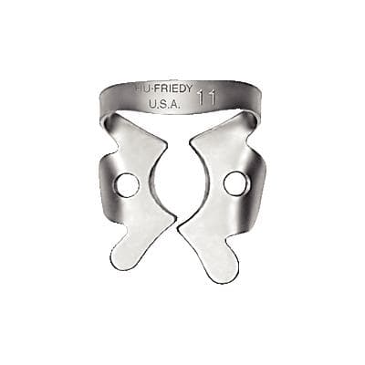 Hu-Friedy Satin Steel Rubber Dam Clamp #11, Winged, Small Upper Right/Lower Left Molars, 1 Each thumbnail 10