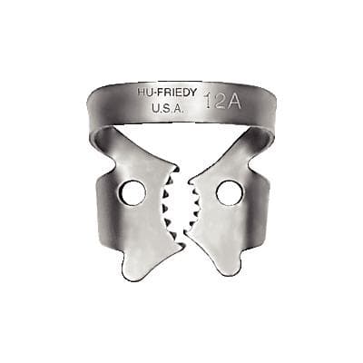 Hu-Friedy Satin Steel Rubber Dam Clamp, #12A, Winged, Lower Right Molars, 1/Pk, RDCM12A thumbnail 18