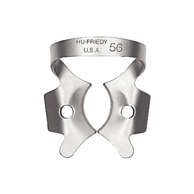 Hu-Friedy Satin Steel Rubber Dam Clamp, #56, Winged, Large Molars, 1/Pk, RDCM56 thumbnail 13