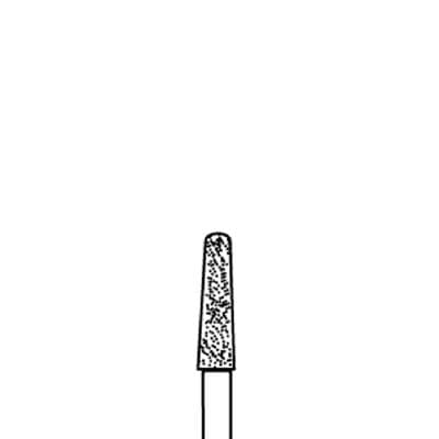 Classique™ Diamond Bur FG, Coarse, Round End Taper, #856/021, 2.1 mm Diameter, 5/Pkg thumbnail 3