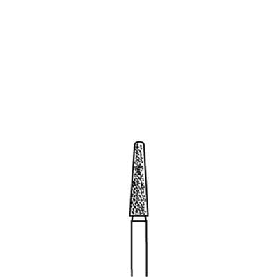Classique™ Diamond Bur, FG, Coarse, Taper Round End, #856, 1.6 mm Diameter, 5/Pkg, 771-8P thumbnail 3