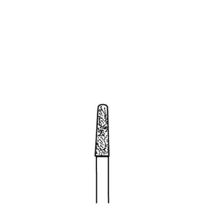 Classique™ Diamond Bur FG, Coarse, Taper Round End, #855, 1.6 mm Diameter, 5/Pkg, 772-7P thumbnail 3
