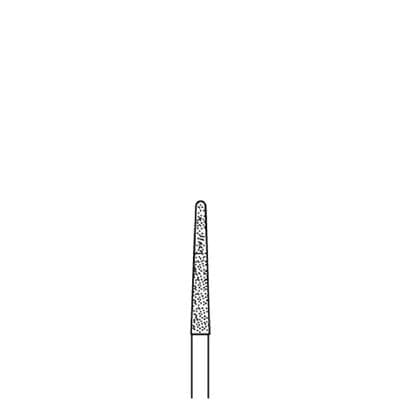 Classique™ Diamond Burs – FG, Coarse, Taper Round End, #850L, 1.8 mm Diameter, 5/Pkg thumbnail 2