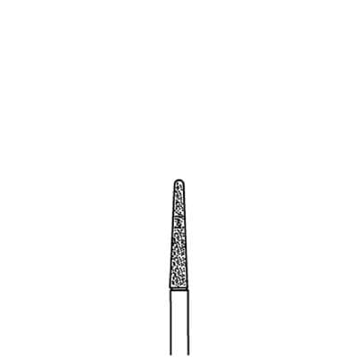 Classique™ Diamond Bur FG, Coarse, Round End Taper, #850/018, 1.8 mm Diameter, 5/Pkg thumbnail 3